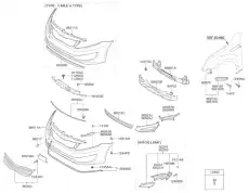 кронштейн бампера(HYUNDAI/KIA) 865142T500 MOBIS
