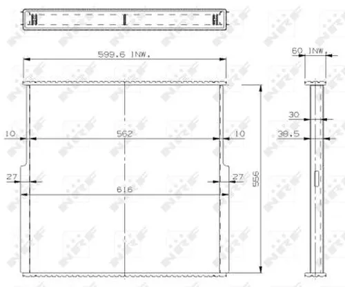Радиатор кондиционера (конденсатор) NRF 29719