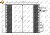 Радиатор кондиционера (конденсатор) NRF 35937