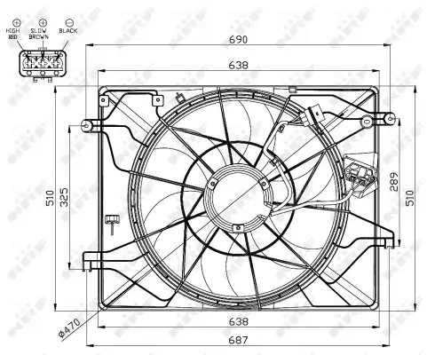 Fans/ 5,33kg/ 47560 NRF