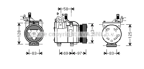 Compressors/ 7,2kg/ HYAK093 AVA