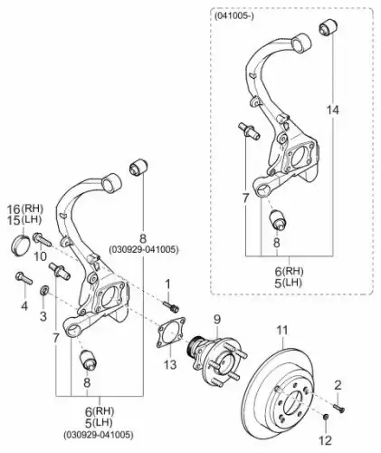 Ступица HYUNDAI / KIA 527303F000