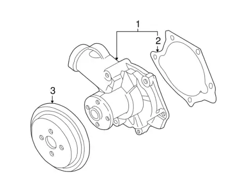 ПОМПА 1300A066 MITSUBISHI