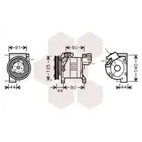 Шаровая опора VAN WEZEL 1300K322