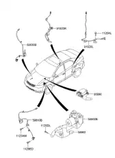 ДАТЧИК AБС ЗАДНИЙ ПРАВЫЙ 599301M300 HYUNDAI
