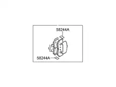 Тормозные колодки дисковые HYUNDAI / KIA 583021FA50