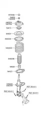 ОТБОЙНИК РЕЗИНОВЫЙ 546261D000 HYUNDAI