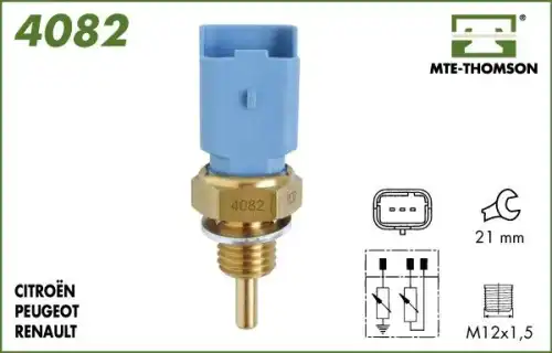 датчик температуры охлажд.жидкости Citr 4082 MTE-THOMSON