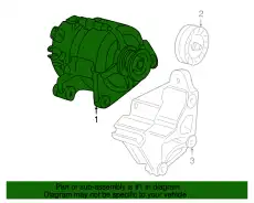 генератор 110A Mazda Tribute 2.0 00-03 YF20-18-300A