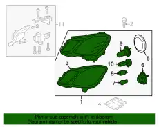Фара MB 212 820 95 61