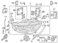 Фара VAG 4G0941773E