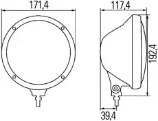 Фара HELLA 1F3 010 119-011