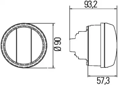 Ходовые огни HELLA 2PT 010 102-111