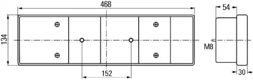 Фонарь задний HELLA 2VP 008 204-121