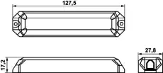 Проблесковый маячок 2XD 012 160-851 HELLA