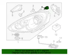 Корректор фар 95562421900 PORSCHE