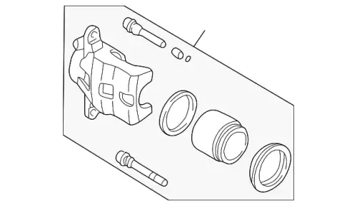Суппорт тормозной B26C3361X MAZDA