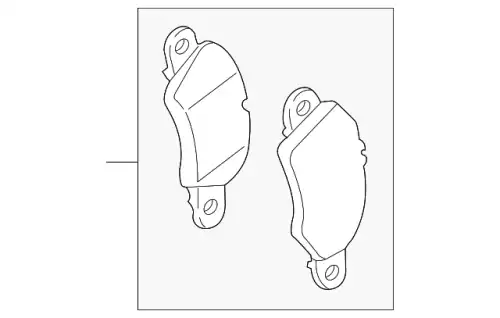 Тормозные колодки дисковые PORSCHE 98135193900