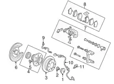 Тормозные колодки дисковые HONDA 43022SV4A03