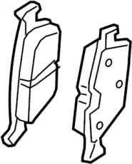 Тормозные колодки дисковые VAG 3Q0698451