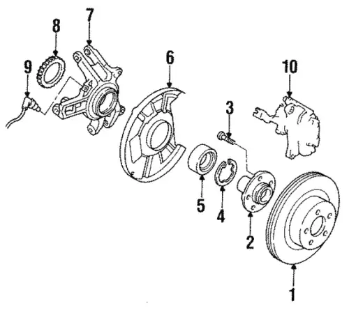 Тормозной диск MAZDA FD012625XA
