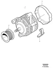 Генератор VOLVO 8251639