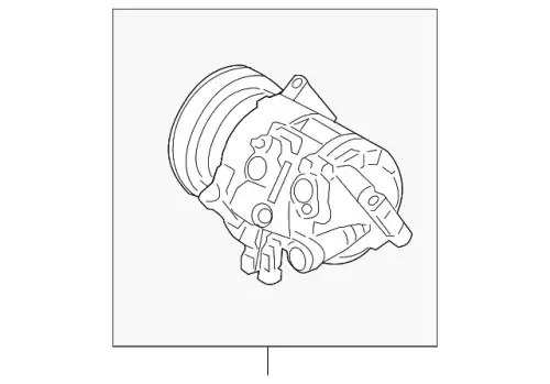 Компрессор кондиционера LR030864 LAND ROVER