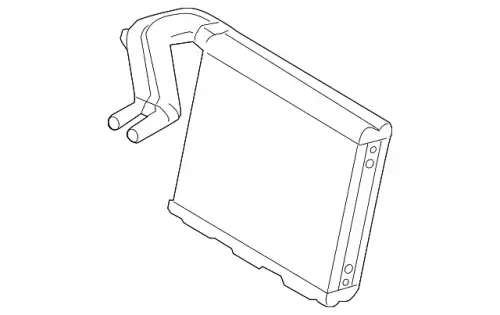 Испаритель кондиционера LR009797 LAND ROVER
