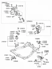 ОПОРНЫЙ УЗЕЛ ДВИГАТЕЛЯ 219302D100 HYUNDAI