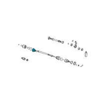 BOOT-FR AXLE DIFF SIDE, HYUNDAI GRANDUER 92MY 4954229500