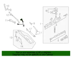Рулевой наконечник GM 26054970