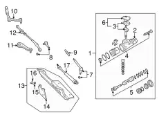 Рулевой наконечник GM 26054970