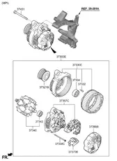 ВЫПРЯМИТЕЛЬ ГЕНЕРАТОРА 3737025700 HYUNDAI