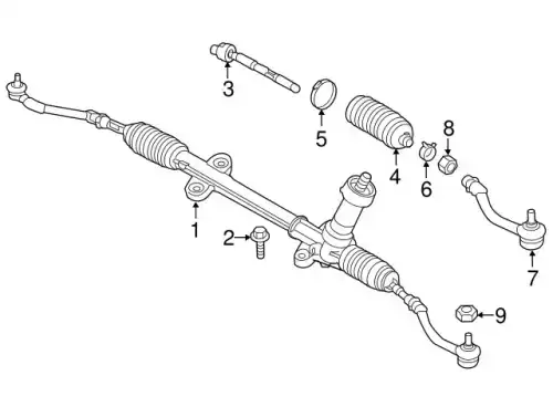 Рулевая рейка MOBIS 565003V100