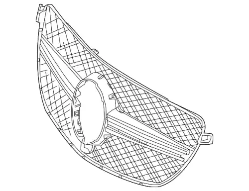 Решетка радиатора MB 292 888 00 60
