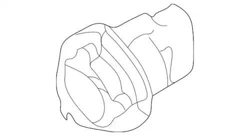 Стекло фары MAZDA GA2A-51-064