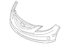 БАМПЕР ПЕРЕДНИЙ GSYL-50-031C-BB MAZDA