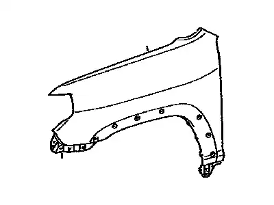 Крыло TOYOTA / LEXUS 53802-35710