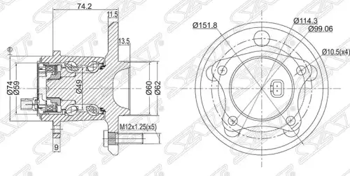 SAT ST-42460-06010