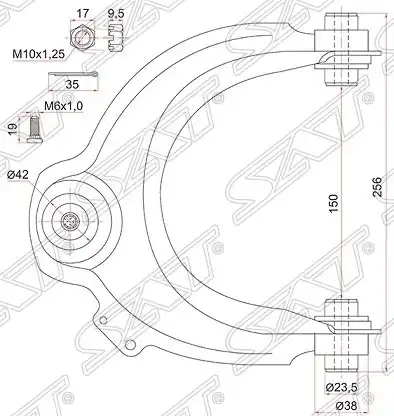 Рычаг подвески SAT ST-51450-SDA-023