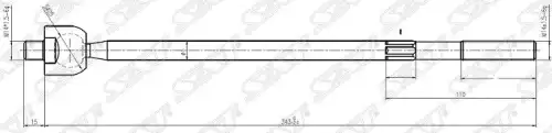 Рулевая тяга SAT ST-45503-59055