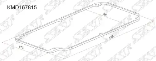 Прокладка клапанной крышки SAT KMD167815