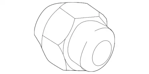 Гайка колесная MAZDA B00237160A