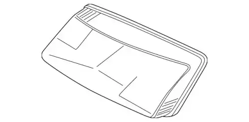 Стекло фары SAAB 5288980