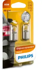 Автолампа накаливания BA15s PHILIPS 12821B2 R5W 12
