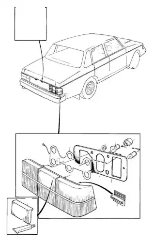 Фонарь задний VOLVO 1372447