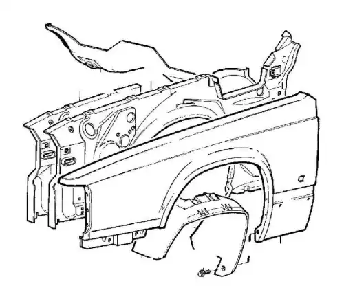 Подкрылок VOLVO 1380401