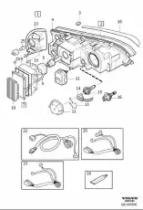 ПОВОРОТНИК ПРАВЫЙ XENON VOLVO 30698428