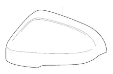  КОЖУХ ЗЕРКАЛА ПРАВОГО 39804850 VOLVO