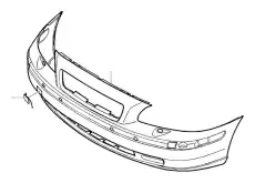 Бампер 39968350 VOLVO